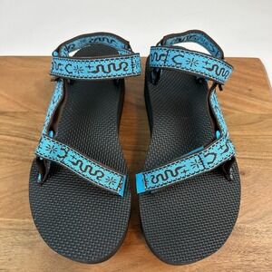New Womens Teva Flatform Universal Platform Strappy‎ Casual Sandals Size 11 M